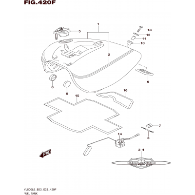 FUEL TANK (VL800TL6 E33)