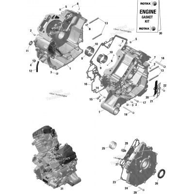 Rotax - Crankcase