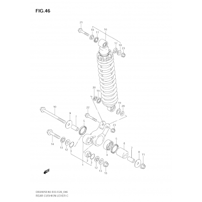 REAR CUSHION LEVER