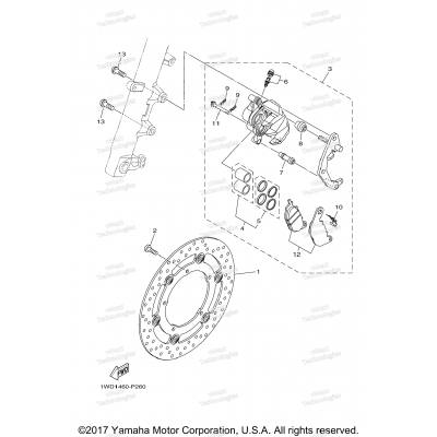 Front Brake Caliper