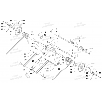 REAR SUSPENSION REAR ARM ASSEMBLY