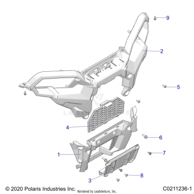 BODY, FRONT BUMPER - A25SJR57AM (C0211236-1)