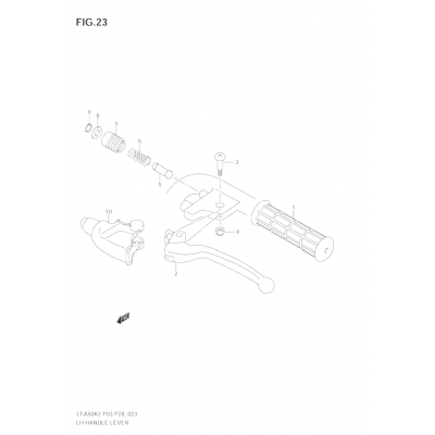 LH HANDLE LEVER