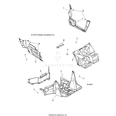 BODY, FLOOR AND ROCKER PANELS - A19DBA50A5 (101034)