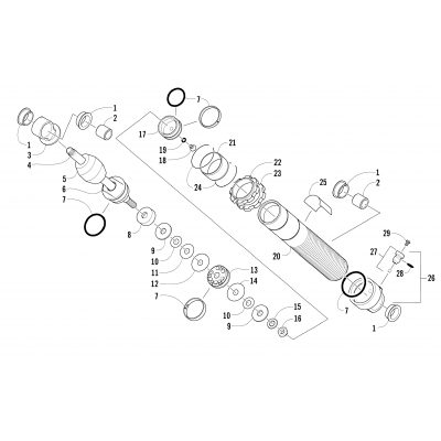 FRONT SUSPENSION SHOCK ABSORBER