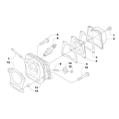 CYLINDER AND AIR BREATHER ASSEMBLY
