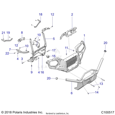 BODY, FRONT BUMPER and MOUNTING - A19SEF57B4 [C100517]