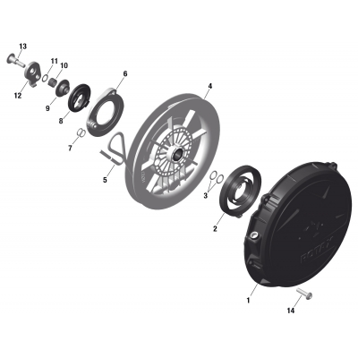 01- ROTAX - Rewind Starter