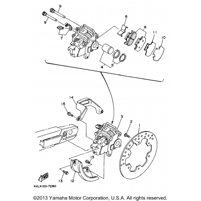 Rear Brake Caliper