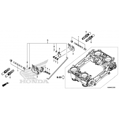 THROTTLE BODY (COMPONENT PARTS)