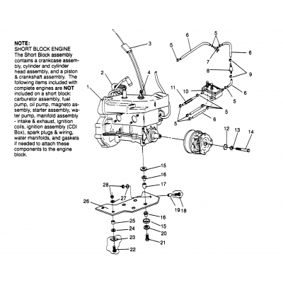 Engine Mounting Lite 0963433, Euro Lite & Lite Deluxe 0963431