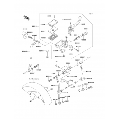 Front Master Cylinder(C1/C2)