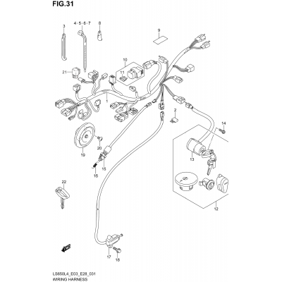 WIRING HARNESS (LS650L4 E28)