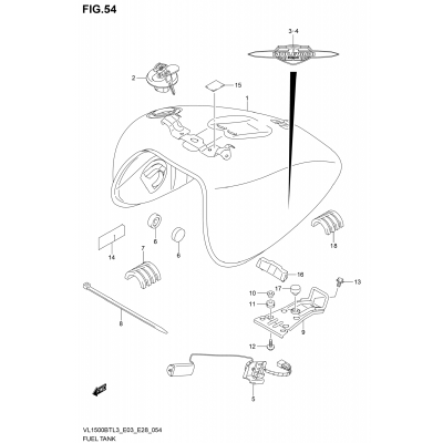 FUEL TANK (VL1500BTL3 E33)