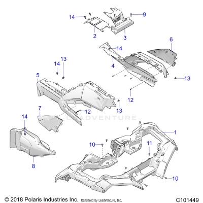 BODY, FRONT CAB - A20SXZ85AF/AP/CAF/CAP (C101449)