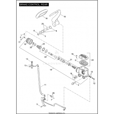 BRAKE CONTROL, REAR