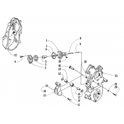 DROPCASE CHAIN TENSION ASSEMBLY