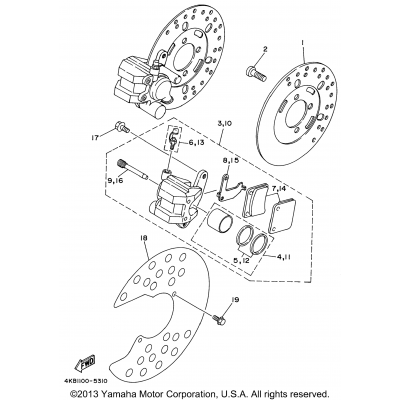 Front Brake Caliper