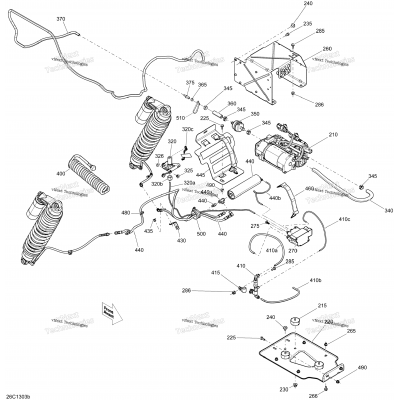 Rear Suspension Except Europe_Compressor