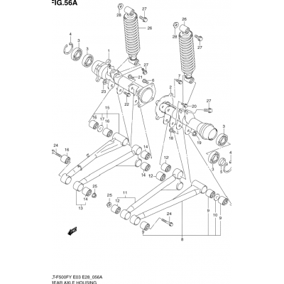 REAR AXLE HOUSING (MODEL Y)