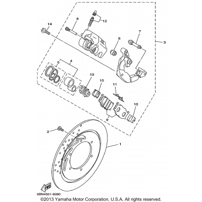 Front Brake Caliper