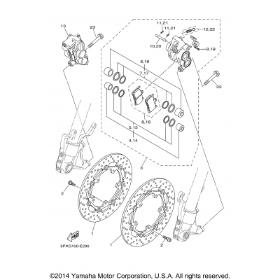 Front Brake Caliper