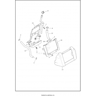 COOLANT DISTRIBUTION, AIR-COOLED