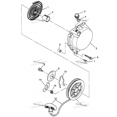 Recoil Starter Xplorer 400L