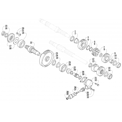 SECONDARY TRANSMISSION ASSEMBLY