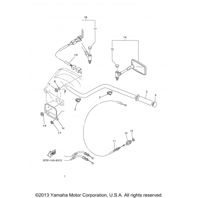 Steering Handle Cable