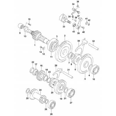 SECONDARY TRANSMISSION ASSEMBLY