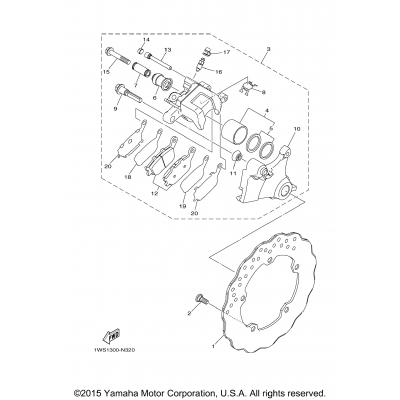 Rear Brake Caliper