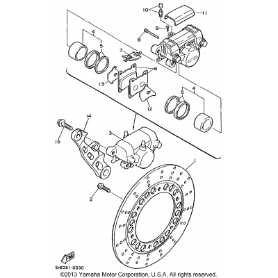 Rear Brake Caliper