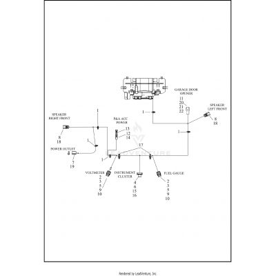 WIRING HARNESS, FAIRING - (CHINA, HDI) (2 OF 2)