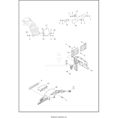 LICENSE PLATE BRACKETS - XL1200CX