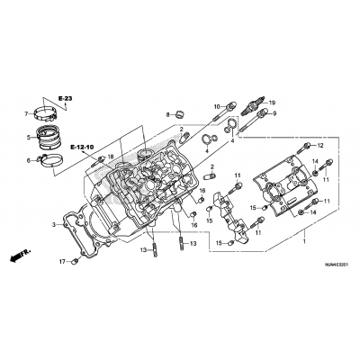 LEFT CYLINDER HEAD