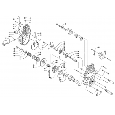 DRIVE/REVERSE DROPCASE ASSEMBLY (OPTIONAL)