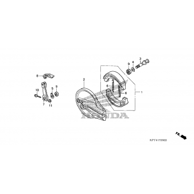 REAR BRAKE PANEL