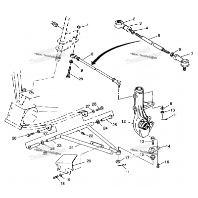 Aarm/Strut Mounting 4X4 250