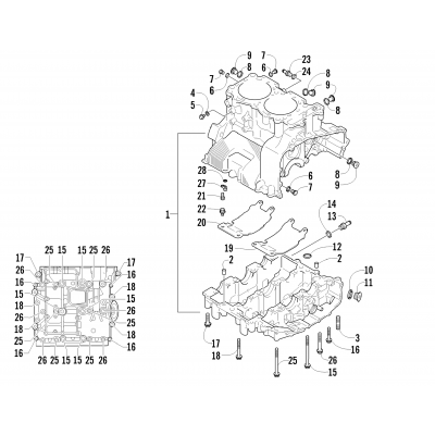 CRANKCASE ASSEMBLY