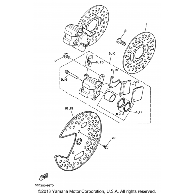 Front Brake Caliper