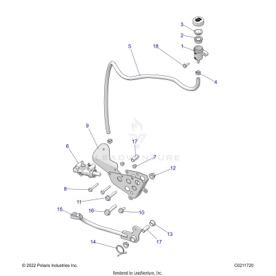 BRAKES, BRAKE PEDAL and MASTER CYLINDER - A23SGE95AN (C0211720)