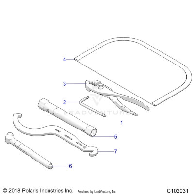 TOOLS, TOOL KIT - A19SHE57FP (C102031)