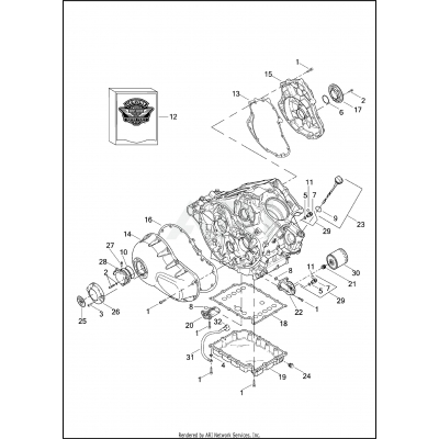 OIL PAN, FILTER & PICKUP COVERS