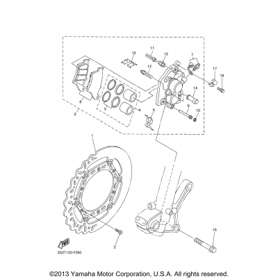 Front Brake Caliper