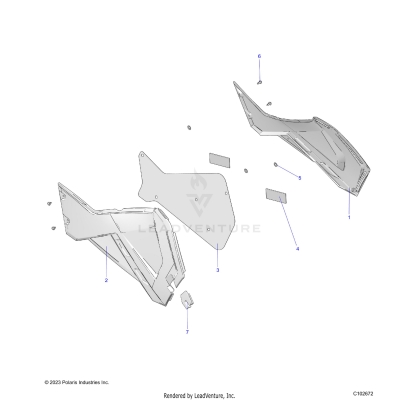 BODY, SIDE PANELS - A25SWE57AL (C102672)