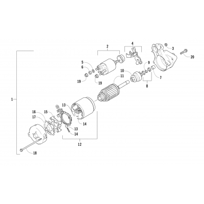 STARTER MOTOR ASSEMBLY