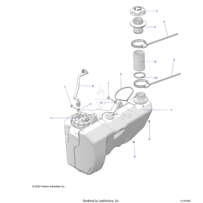 FUEL SYSTEM, FUEL TANK - A23SLZ95AK (C102493)