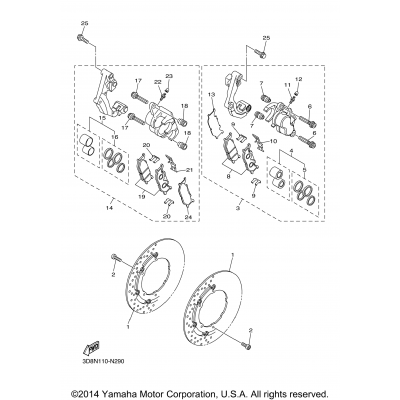 Front Brake Caliper