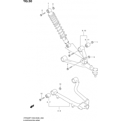 SUSPENSION ARM (MODEL W/X)